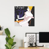 Poster vintage Odeon Casino (Bureau à domicile)
