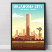 Poster Vintage Oklahoma City