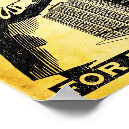 Poster vintage Old Henry Whiskey (Coin)