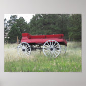 Poster vintage Old Stagecoach Wagon (Devant)