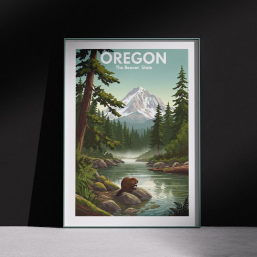 Poster Vintage Oregon