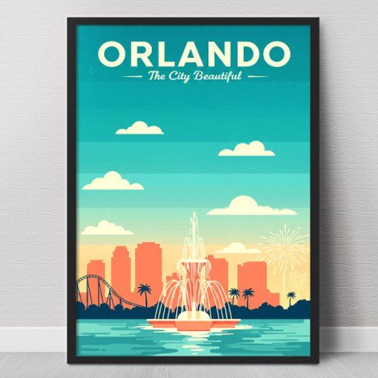 Poster Vintage Orlando