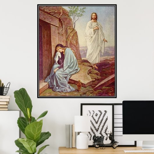 Poster Vintage : pâques - (Bureau à domicile)