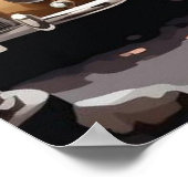 Poster vintage Paris (Coin)