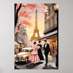 Poster vintage Paris