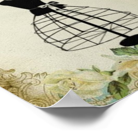 Poster Vintage Paris (Coin)