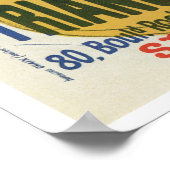 Poster Vintage Paris jardin Trianon concert et (Coin)