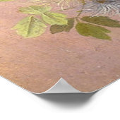 Poster Vintage Paul-De-Longpre Oiseaux et abeilles (Coin)