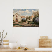 Poster Vintage Pays Antique Cottage (Cuisine)