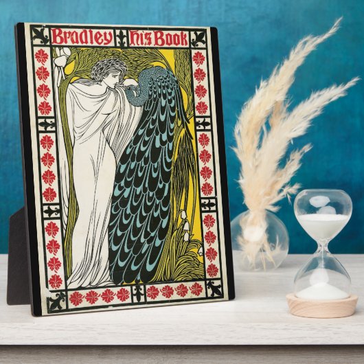 Poster vintage : Peacock : Plaque femme (Côté)