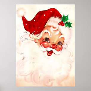 Poster Vintage Père Noël 4