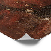 Poster vintage Père Noël en détresse (Coin)