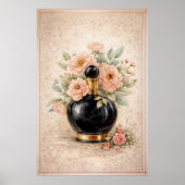 Poster Vintage Perfume Bottle (Devant)