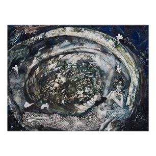 Poster Vintage "Perle" - Femmes Art par Mikhail Vrubel