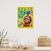 Poster vintage Pérou (Cuisine)