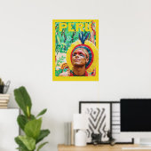 Poster vintage Pérou (Bureau à domicile)