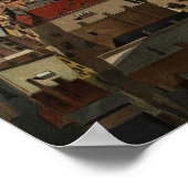 Poster Vintage Pictorial Map of Milwaukee (Coin)