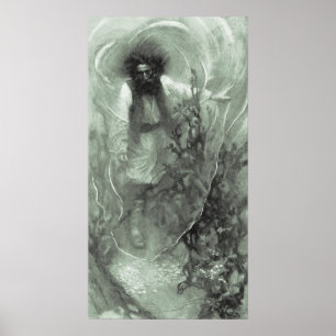 Poster Vintage Pirates, capitaine Goldsack par Howard Pyl