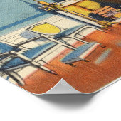 Poster Vintage Postcard ,The White House Blue Room (Coin)