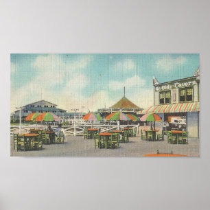 Poster vintage postcard ~Ye Olde Tavern ~Myrtle Beach, SC