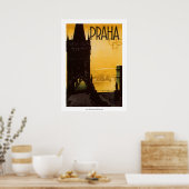 Poster vintage Praha (Cuisine)