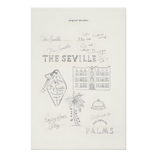 Poster vintage, Preppy Coquette Girl Glossy