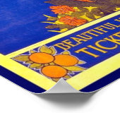 Poster vintage Print Jamaïque (Coin)