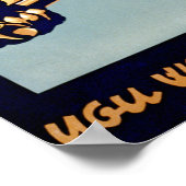 Poster vintage - protégez vos mains (Coin)