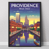 Poster Vintage Providence Rhode Island