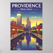 Poster Vintage Providence Rhode Island (Devant)