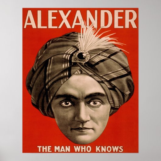 Poster vintage Psychique (Devant)