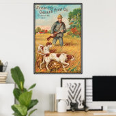 Poster Vintage : publicité agricole - (Bureau à domicile)