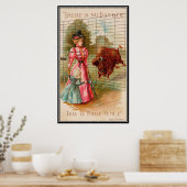 Poster Vintage : publicité agricole - (Cuisine)