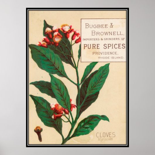 Poster Vintage : publicité alimentaire - (Devant)