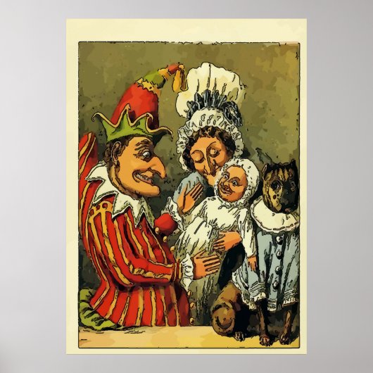 Poster Vintage Punch et Judy (Devant)
