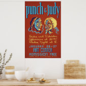 Poster vintage Punch & Judy (Cuisine)