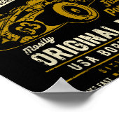 Poster Vintage Race Car Design  (Coin)