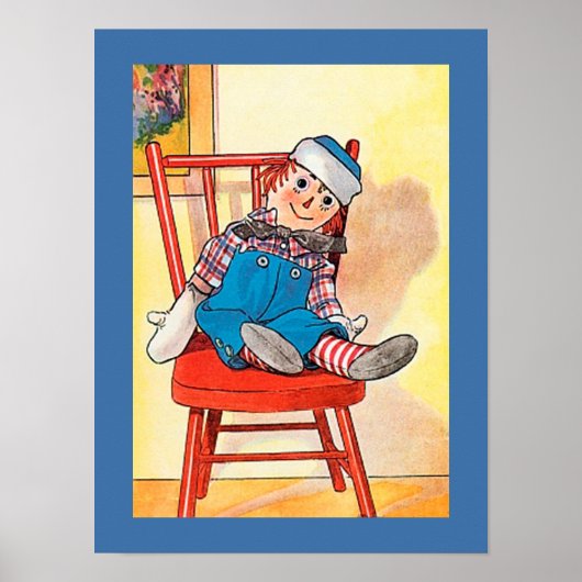 Poster Vintage RAGGEDY ANDY Image (Devant)