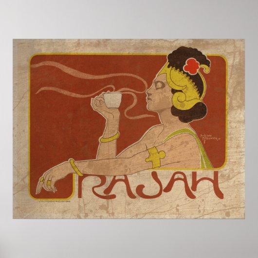 Poster Vintage Rajah (Devant)
