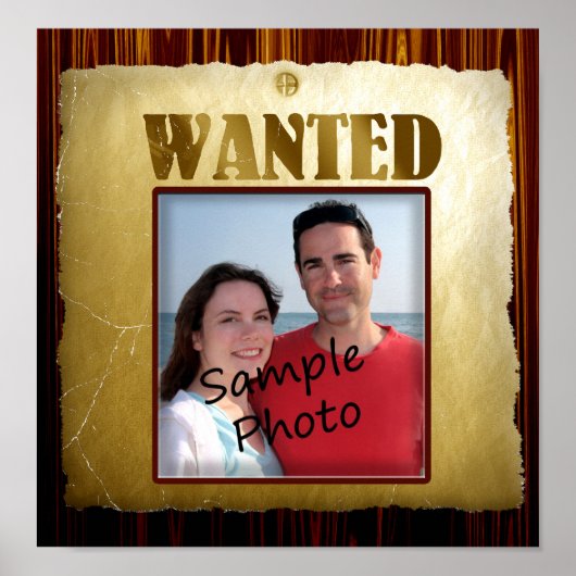 Poster vintage Recherché Old West (Devant)