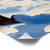 Poster Vintage Red Truck Carrying Christmas Tree (Coin)