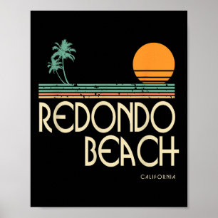 Poster Vintage Redondo Beach Californie