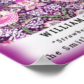 Poster Vintage Remix William Morris Strawberry Thief (Coin)