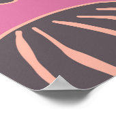 Poster vintage répéter sans couture motif avec figues. (Coin)