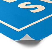 Poster Vintage Retro Bonjour été (Coin)