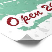 Poster vintage, Retro Burger Diner (Coin)