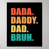 Vintage Retro Fête des pères tenue Dada papa papa