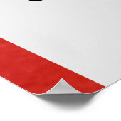 Poster Vintage rétro romantique juste marié Couple Mariag (Coin)