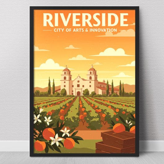 Poster Vintage Riverside