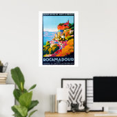 Poster vintage - Rocamadour (Bureau à domicile)